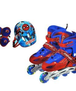 Alternative view of Rollers Spiderman 3 En 1 Ruedas Intercambiables y Luces + Kit de Protección Talle M