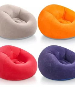 Sillón Puff Inflable Colores Con Inflador - Imagen 4