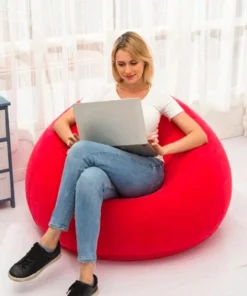 Sillón Puff Inflable Colores Con Inflador - Imagen 2