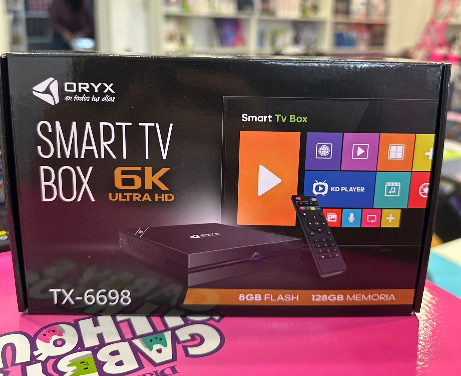 Smart Tv Box 6K 8Gb Ram 128Gb Oryx