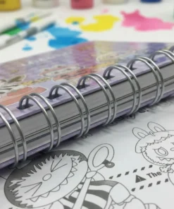 Libro Cuaderno Para Pintar De Labubu A5 50 Hojas - Imagen 3
