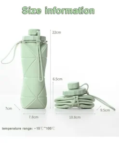 Alternative view of Botella De Silicona Plegable 600 Ml