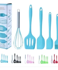 Set De Utensillos Silicona Para Cocina 6 Piezas Colores Varios - Imagen 6