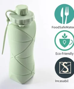 Botella De Silicona Plegable 600 Ml - Imagen 4