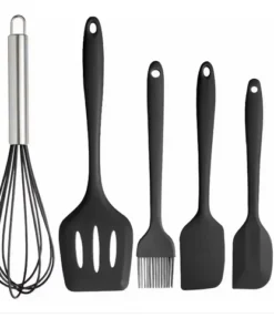 Set De Utensillos Silicona Para Cocina 6 Piezas Colores Varios - Imagen 5