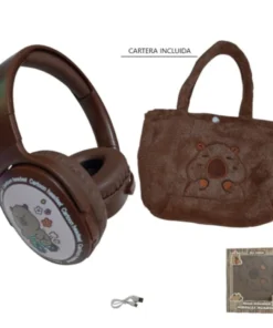 Auriculares Vincha Bluetooth Capibara con Cartera - Imagen 4