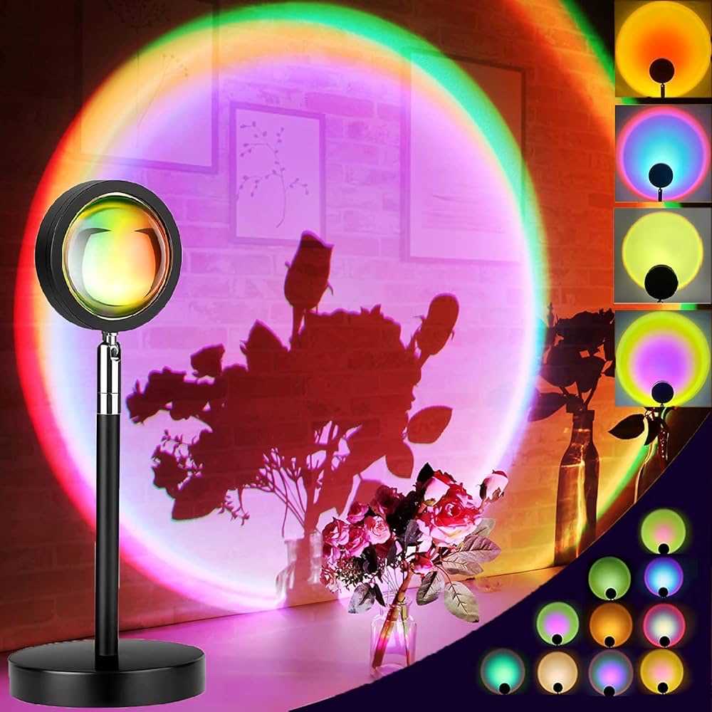 Lampara Led Sun Atardecer Colores con Control - Imagen 2
