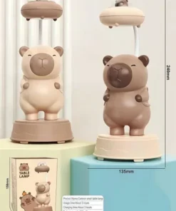 Lampara Velador Capibara Ovni 26cm Con Sacapuntas