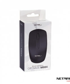 Mouse Inalambrico 684 Negro Netmak - Imagen 3