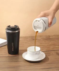 Alternative view of Vaso Termico 500ml Acero Inoxidable Blanco