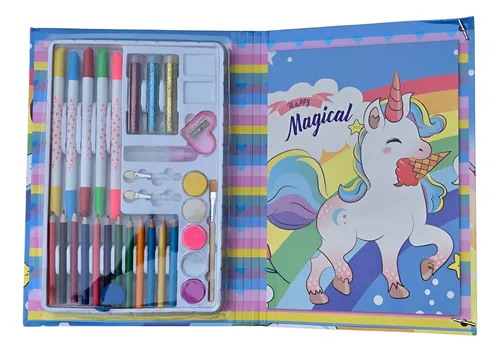 Kit Creativo Arte Dibujo Pintura 202 Unicornio - Imagen 2