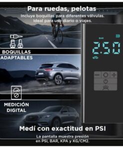 Alternative view of Compresor Inflador De Aire Electrico Recargable Portatil