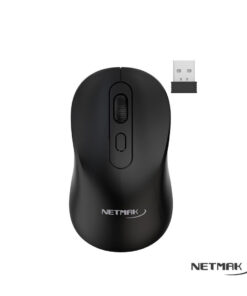 Mouse Inalambrico + Bt5.2 Recargable 640 Negro Netmak - Imagen 2