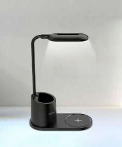 Lampara Led Carga Inalambrica 15w Cl13 Negro Netmak