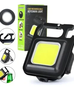 Mini Linterna Led Cuadrada Llavero Recargable - Imagen 3