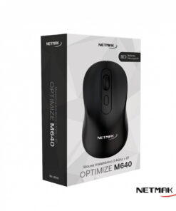 Mouse Inalambrico + Bt5.2 Recargable 640 Negro Netmak - Imagen 3