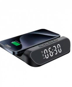 Reloj Despertador Con Carga Inalambrica 15w Rd11 Netmak