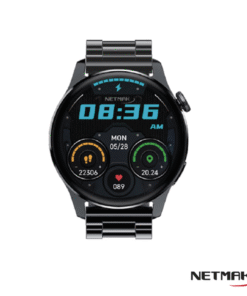 Reloj Pulsera Smartwatch Bt Elite Redondo Negro Netmak
