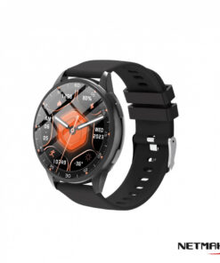 Reloj Pulsera Smartwatch Bt Level Redondo Negro Netmak - Imagen 2