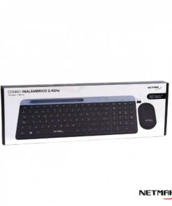 Combo Teclado + Mouse Inalambrico N/G 875 Netmak - Imagen 3
