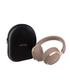 Auricular Vincha Bt Ultra Con Estuche Dorado Netmak