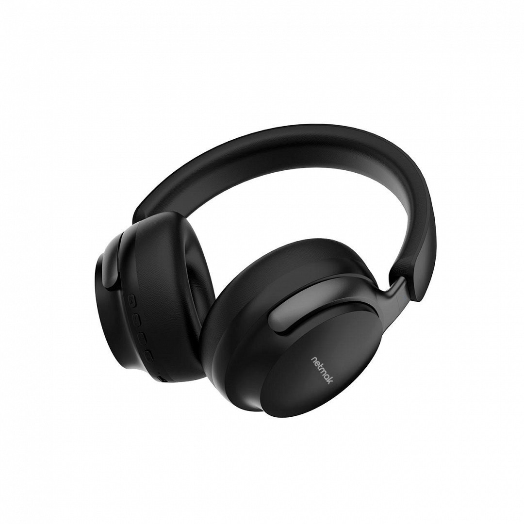Auricular Vincha Bt Ultra Con Estuche Negro Netmak - Imagen 2