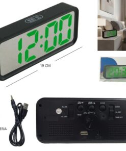 Alternative view of Reloj Despertador Multifuncion Led Alarma Temp