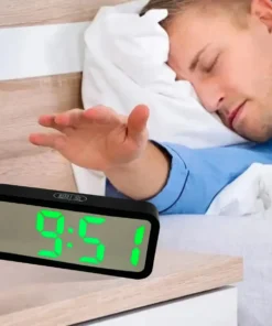 Reloj Despertador Multifuncion Led Alarma Temp - Imagen 3