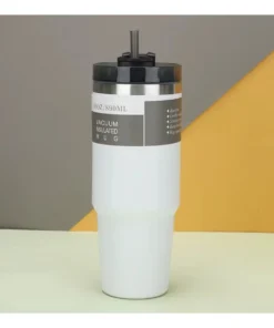 Vaso Termico 890ml Acero Inoxidable Colores con sorbete - Imagen 3