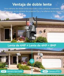 Camara de Seguridad Exterior Doble Camara v380 - Imagen 7