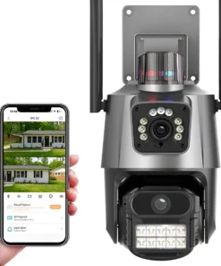 Camara de Seguridad Exterior Doble Camara v380