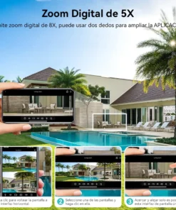 Camara de Seguridad Exterior Doble Camara v380 - Imagen 8
