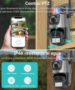 Camara de Seguridad Exterior Doble Camara v380 - Imagen 3