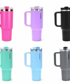 Vaso Termico 890ml Acero Inoxidable Colores con sorbete - Imagen 4