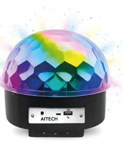 Bola Media Esfera Rgb Parlante Bt