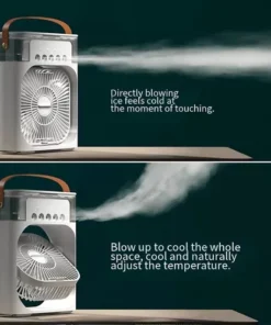 Alternative view of Ventilador Humidificador de Aire acondicionado Usb con Led