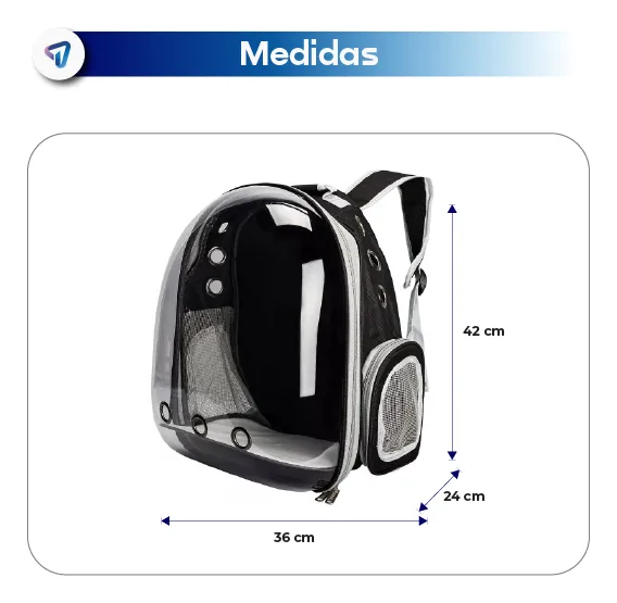 Mochila Transportadora De Mascotas - Imagen 4