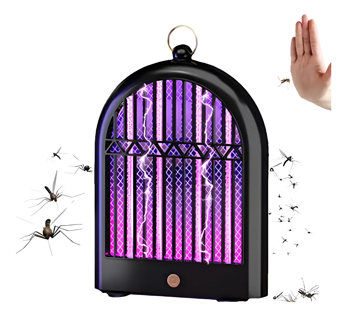 Lampara Mata Mosquitos Electric Shock Recargable 2039 - Imagen 6