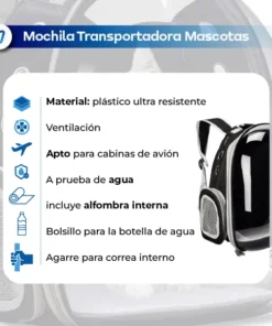 Mochila Transportadora De Mascotas - Imagen 5