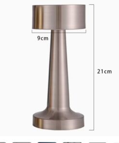 Alternative view of Lampara Velador Recargable Touch 83083 Bronce