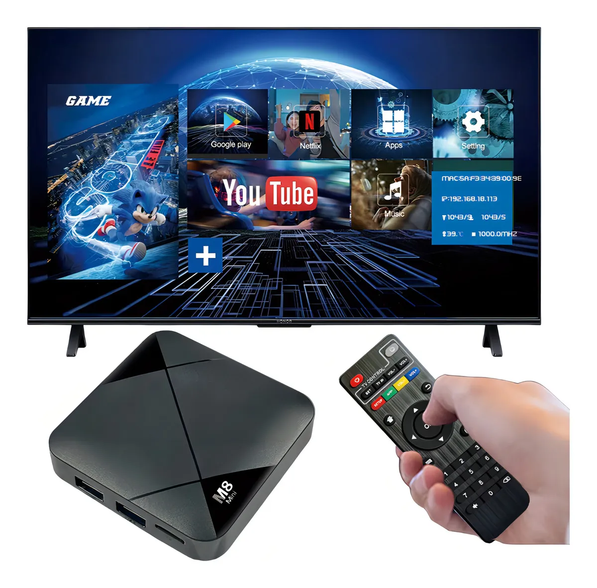 Smart Android Tv Box + Game Box 8k - Imagen 2