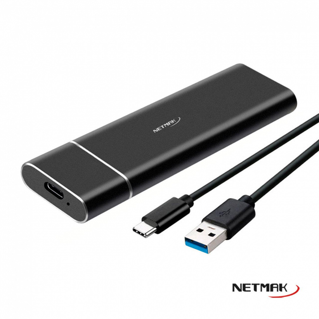 Caja Externa Usb C 3.2 Ssd M2 Case 5 Netmak - Imagen 2