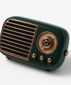 Parlante Radio Vintage Portatil Recargable - Imagen 4