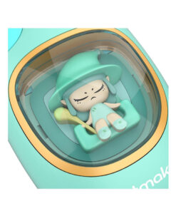 Mouse Inalambrico Kids Recargable Celeste 01 Netmak - Imagen 4