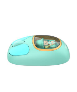 Mouse Inalambrico Kids Recargable Celeste 01 Netmak - Imagen 3