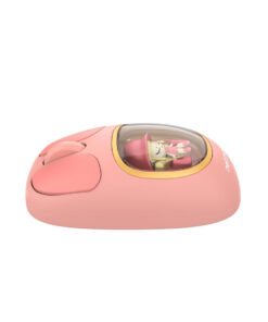 Mouse Inalambrico Kids Recargable Rosa 01 Netmak - Imagen 4