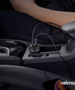 Alternative view of Cargador Auto 12v 48w Usb + Tipo C Ucc12 Netmak