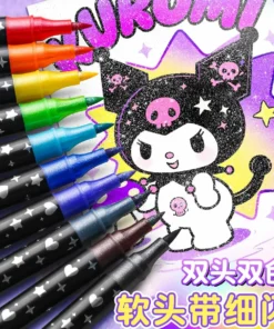 Estuche Marcadores Glitter Doble Punta X 24 Piezas - Imagen 4