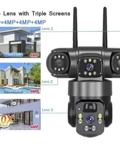 Camara Solar Exterior con Triple Lente - Imagen 3