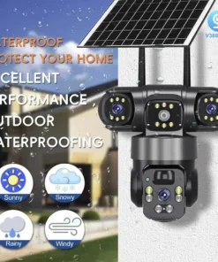 Camara Solar Exterior con Triple Lente - Imagen 4
